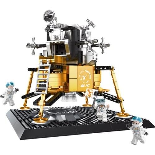 1023Pcs Educational Building Blocks Toys For Kids Boys Girls 6Years DIY Birthday Present Mars Exploration Model Small Bricks