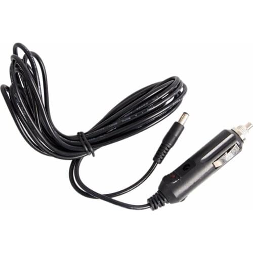 12V DC 5.5mm x 2.1mm Car Cigarette Lighter Power Plug Cord Adapter Cable 3m