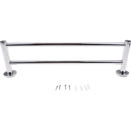 18 Inch Double Towel Bar Bathroom Shower Organization Bath Dual Towel Hanger
