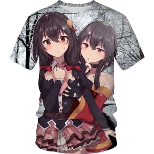 2021 3D printing fashion men and women couples painting soft material casual mens loose O-neck T-shirt