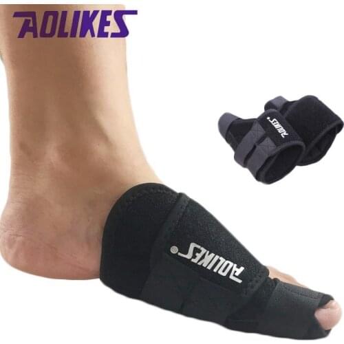 AOLIKES 1Pcs Toe Thumb Valgus Orthopedic Band Adjustable Spring Support Correction Belt Foot Strap Protectors Fixed Sport Safety