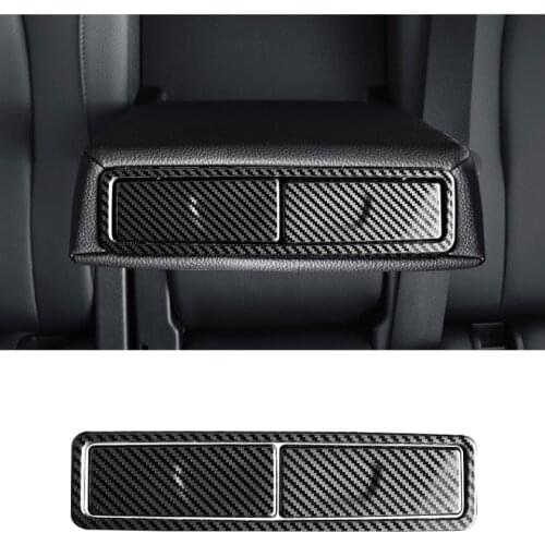 Car Styling Rear Armrest Box Car Cup Holder Sticker Cover For Mercedes Benz A W177 GLB X247 GLA H247 2020-21