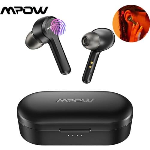 Mpow M9 TWS Earphones Bluetooth 5.0 Wireless Headphones Touch Control IPX7 Waterproof 30H Playtime With Charging Case For Phone