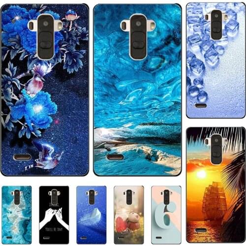 For LG Optimus G4 Stylus / Ls770 / G Stylo / G4 Note H540 Cover Fashion Cool Cartoon Flower Capa Soft Silicone TPU Case