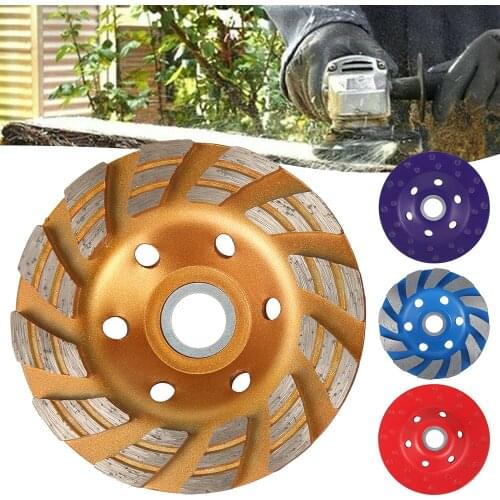 4 Inch 100mm Diamond Grinding Wheel Disc Wood Carving Disc Bowl Shape Cup Concrete Granite Stone Ceramic Cutting Power Tools