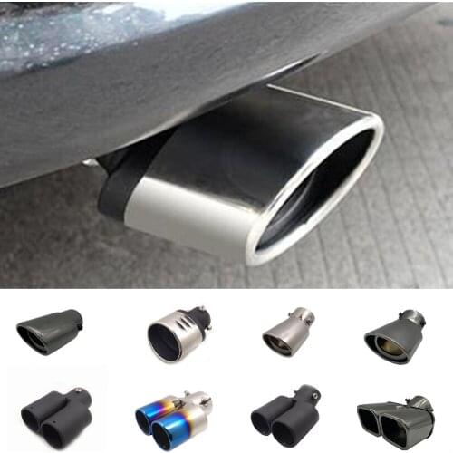 For Mazda 2 Demio 2014 2015 2016 2017 2018 2019 car protect rear back cover muffler pipe outlet dedicate exhaust tip tail 1pcs