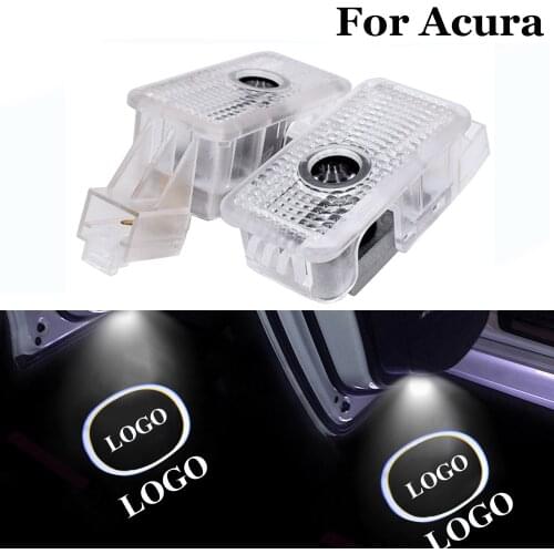 Car Door Welcome Light Auto Projector Laser Lamp Led Ghost Shadow Lights Interior Accessories for Acura MDX RLX ZDX TLX TL
