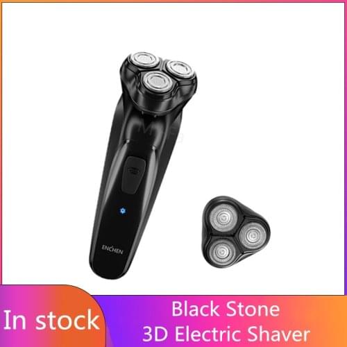 In Stock Youpin Enchen Black Stone 3D Electric Shaver Smart Control Blocking Protection Razor Washable Type-C Rechargeable Men