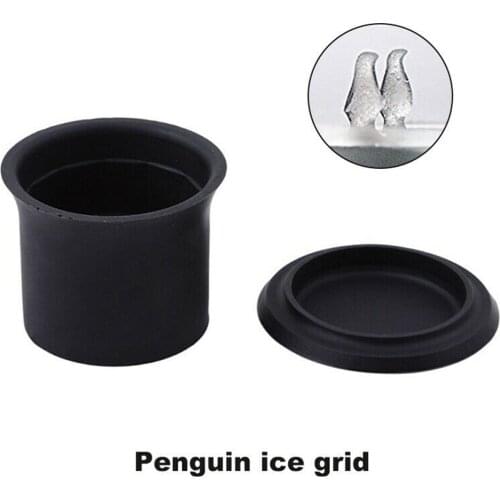 Food Grade Silicone Ice Cube Mold Penguin Polar Bear Popsicle Molds Silicone Ice Cube Tray Maker Ice Trays Kichen Accessories