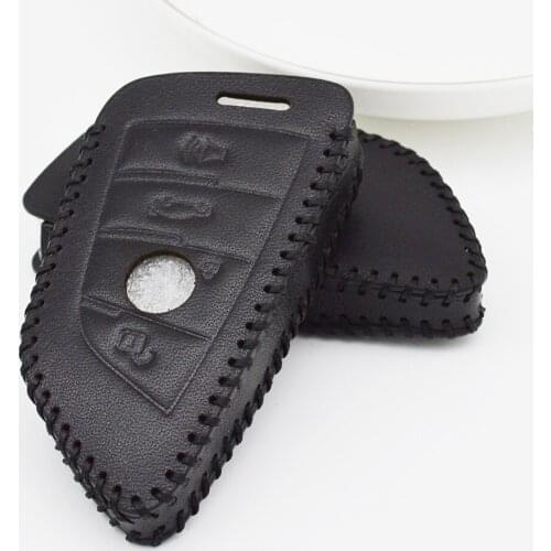 KUKAKEY Car Key Case Cover For BMW X5 F15 E70 G05 X1 F48 X6 F16 X3 F25 E90 E87 E83 F20 F11 F31 F34 F07 F30 Key Ring Accessories