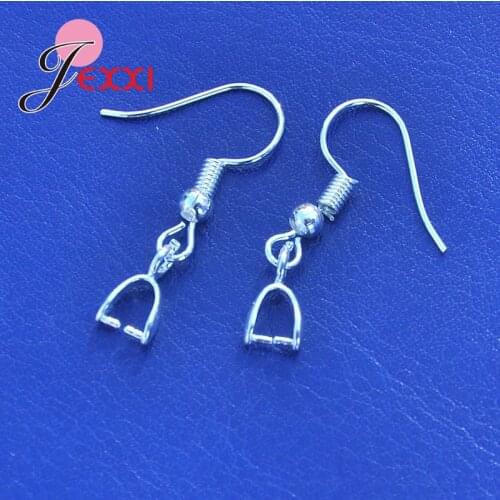 20PCS 925 Sterling Silver Earring Findings Top Quality Hook DIY Jewelry Accessories Drop Shipping Hot Sale