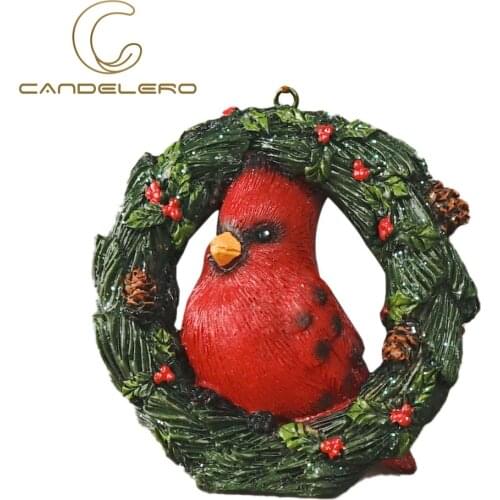 Statues Wall Ornaments Cute Small Animals Christmas Decoration Sculptures Figurines For Interior Room Ornaments Home Decor Craft