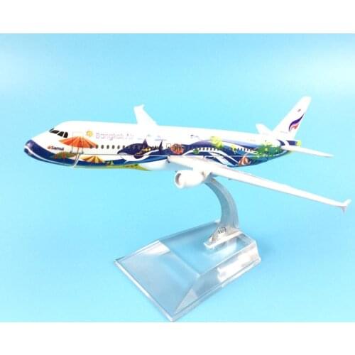 AIR PASSENGER PLANE A320 BANGKOK AIRCRAFT MODEL MODEL PLANE GOL 16CM ALLOY CHRISTMAS TOYS GIFTS CHILDREN
