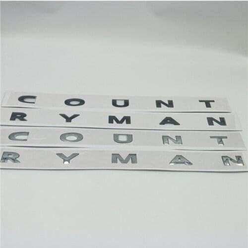 For BMW Mini Countryman Clubman CooperS Cooper S Emblem Decal Rear Boot Trunk Logo Stickers