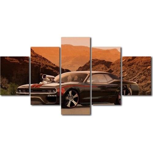 Canvas Poster Retro Car Wall Art Print Painting Wall Pictures Bedroom Decor No Frame