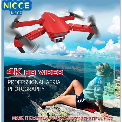 Nicce Drone Camera Live Video GPS 720P 1080P 4K Drone HD WIFI FPV Flying Drone Camera Professional Foldable Quadcopter Toy