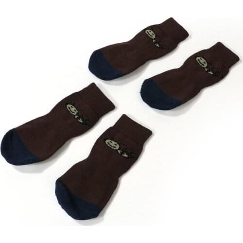 New extra large pet socks Alaskan pine lion Golden hair samo socks big dog foot cover non-slip warm