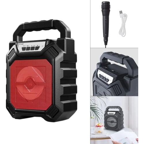 New YD-668 Bluetooth Speaker Wireless Portable Boom Box Subwoofer Support Mic Outdoor Speaker Theater Music Center System