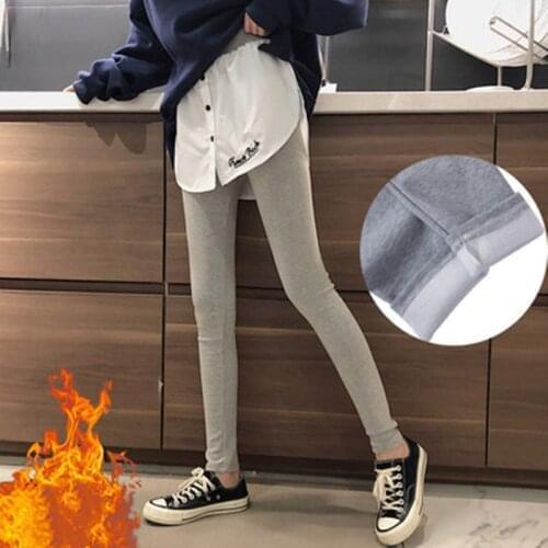 2021 New Winter Female Fake Two-piece Pantyhose Plus Velvet Thickening To Increase Elasticity And Warmth Fashion Shaping Pants