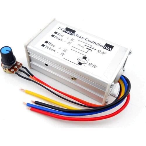 Pulse width driver Board 12V24V36V48V60V PWM DC motor speed controller Max 10A