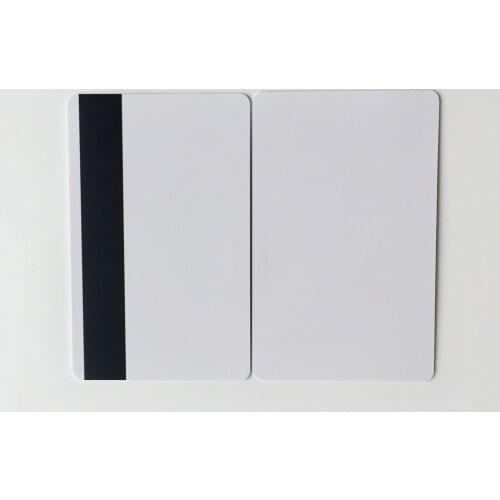 Plastic Inkjet PVC Card with 1/2'' HiCo 3-Track Magnetic Stripe for Canon/Espon 100pcs