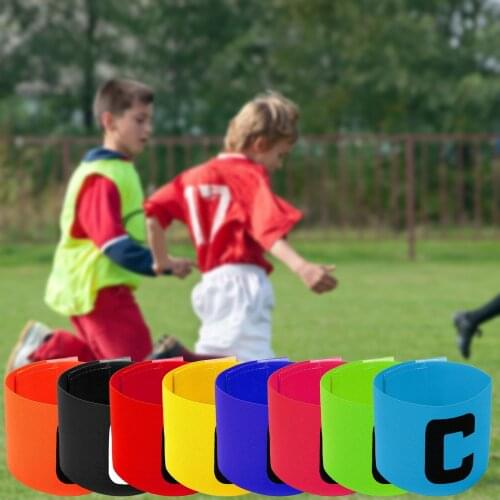 Professional Football Armband Adjustable Soccer Arm Band Leader Match Football Armband Elastic Captain Armband Band Sport #W5