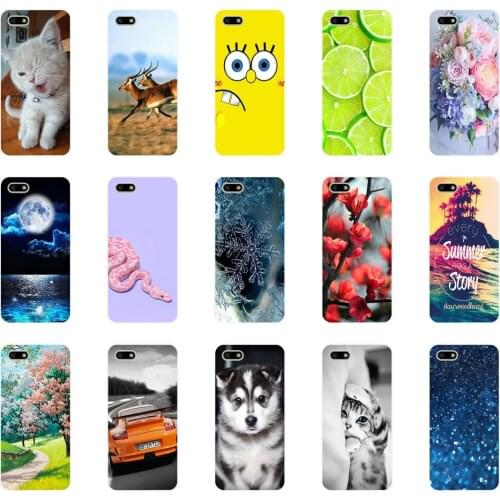 Silicone case For 5.45" inch Huawei Y5 2018 PRIME case Soft back cover Phone Case for on Huawei Y5 2018 case Coque bumper bags 2