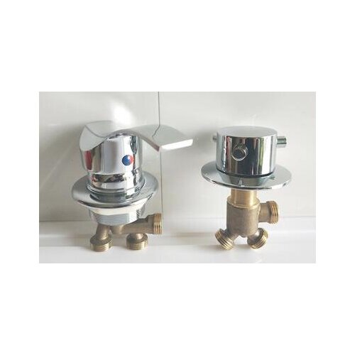 7 Style bathtub faucet fittings mixer , hot and cold water mixing switch tap ,1 in 2 out water divider bathtub conversion valve