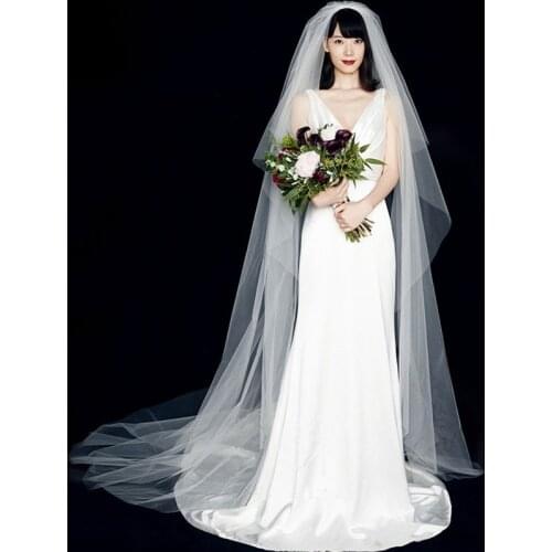 KAUNISSINA Floor Length Beach Wedding Dress Robe Mariee Backless Deep V-Neck Boho Satin Simple Wedding Gowns vestido de novia