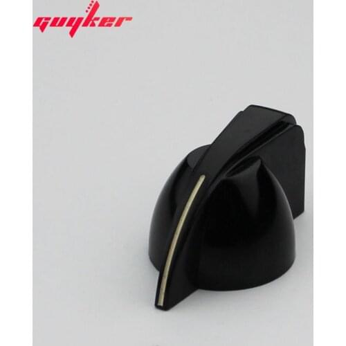 1 PCS Black/Cream Chicken Head Electric Guitar Effect Pedal Knobs Guitar Amplfier Control Knobs Guitar Parts