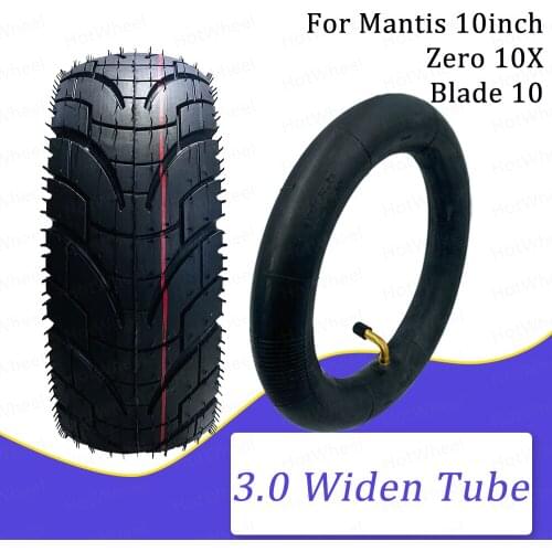 10 inch 10X3.0 80/65-6 Road Tire Electric Scooter Thicken Widen Tyre Tire Tube Zero10x Kaabo Mantis10inch Blade10 Pneumatic Part