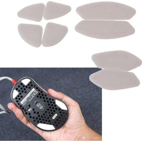 2 Sets / Pack Tiger Gaming Mouse Feet Sticker Mouse Glides Curve Edge Replacement Mouse Feet For XTRFY M4 Mouse