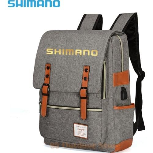 2021 Shimano Fishing Gear Storage Bag Waterproof Toolkit Camping Travel Backpack Multipurpose Night Reflection Fishing Backpack