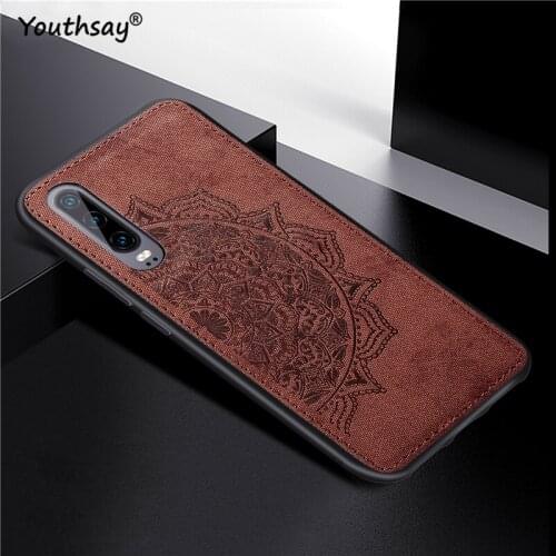 For Huawei P30 Case Cover 3D Luxury Cloth Fabric Cover ELE-L29 L09 Phone Case For Huawei Ascend P30 Cover For Huawei P30 Case