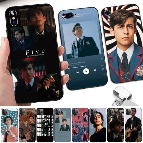 TOPLBPCS the umbrella academy Aidan Gallagher Phone Case for iPhone 11 12 pro XS MAX 8 7 6 6S Plus X 5S SE 2020 XR case