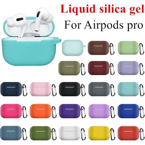 Liquid Silicone Cover Case for Apple Airpods Pro Sticker Bluetooth Case for Airpod 3 for Air Pods Pro Earphone Accessories Skin