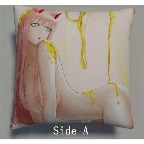 Darling in the Franxx Anime Two Side Pillowcases Hugging Pillow Cushion Case Cover Otaku Cosplay Gift New 574