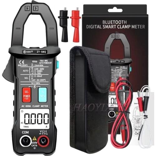 Digital Clamp meter BSIDE ZT-5BQ Wireless Technology Smart multimeter True RMS Voltmeter Ammeter Auto Rang Capacitor NCV Tester