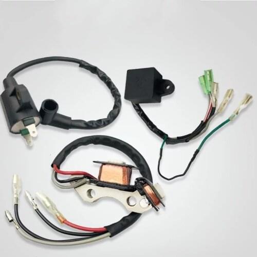 3pcs/set ET950 ET650 IE45 TG950 with Magneto Ignition coil Ignitor for TIGER Generator 450W 650W 800W 950W 1000W 2 Stroke