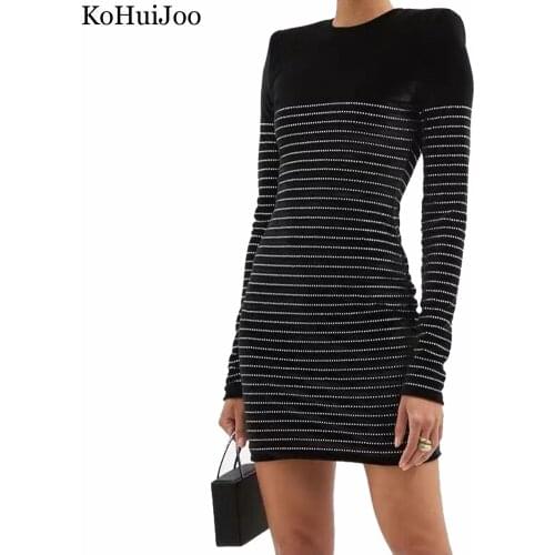 Модные обтягивающие платья KoHuiJoo China At AliExpress