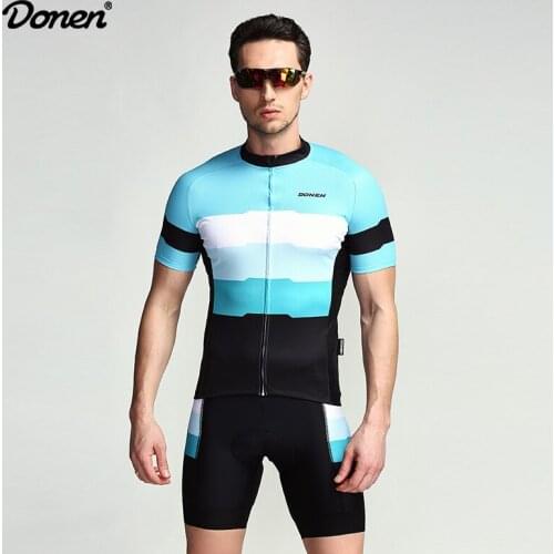 DONEN 2017 Summer Short Sleeve Cycling Set Mountain Bike Clothing Breathable Bicycle Jerseys Clothes Maillot Ropa Ciclismo