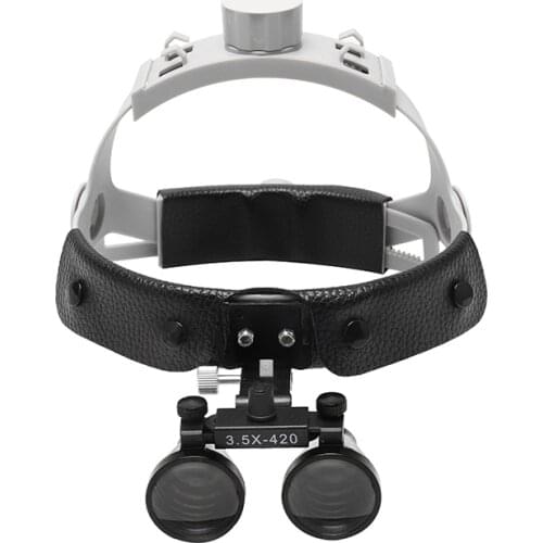 Dental Instruments Binocular Headband Loupes Magnifying Glass For Surgery Tools 3.5X420mm