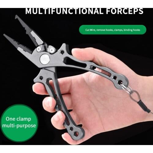 Multifuncional para estrada, alicate cortador de rosca, peixe e tesoura nova ferramenta de equipamento de pesca