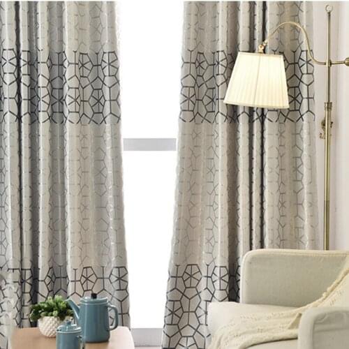 New Cationic Jacquard Thick Curtains Window Treatments Double-sided Curtain Finished Living Room Bedroom Water Cube Drapes