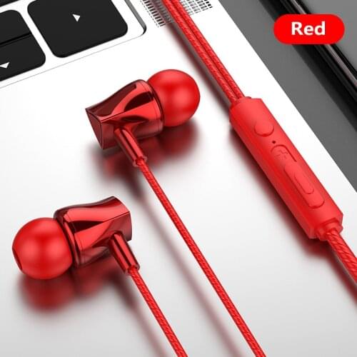 New Gaming 3.5mm Wired Headphones With Bass Earbuds Stereo Earphone Music Sport Headset With Mic For Xiaomi IPhone 11 12 Pro Max