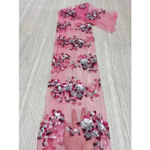New Design High Quality BZL-15.121710 Latest African Sequins Lace Fabric for Bridal Lace Nigerian Net Lace Fabric