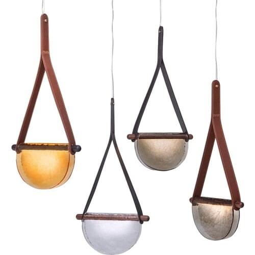 Nordic led stone industrial lamp chandelier light fixtures kitchen fixtures pendant lamp dining room living room