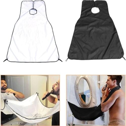 1pc Male Beard Apron Waterproof Floral Cloth Beard Shaving ApronHousehold Cleaning Protector bathroom accessories Gift for Man