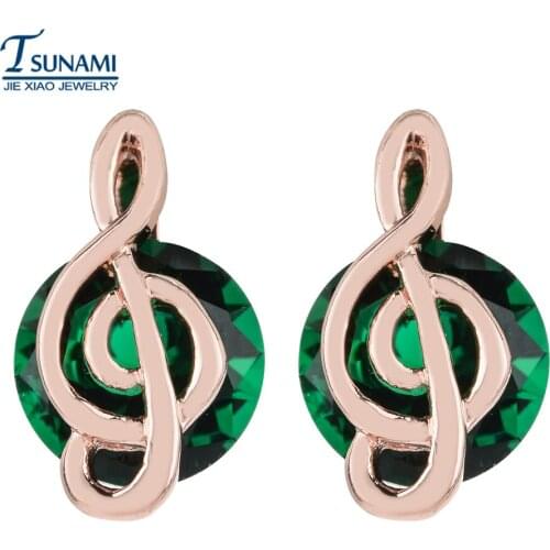 High quality AAA notes of zircon Four colors of simple earrings women friends party jewelry gift ER-193