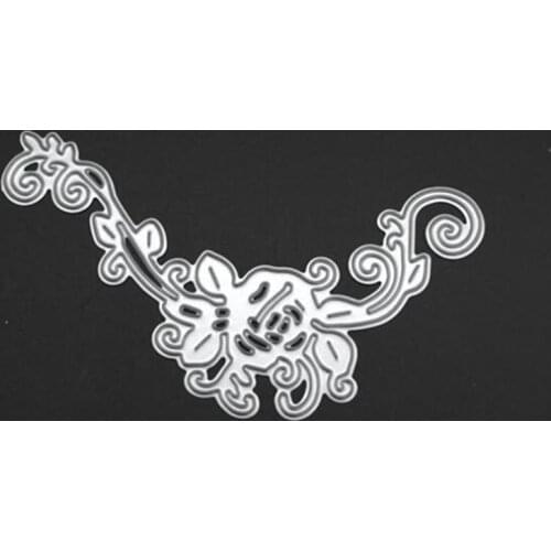 YINISE Metal Cutting Dies For Scrapbooking Stencils Flower Lace DIY CUT PAPER Album Cards MAKING Embossing Die Cuts Template